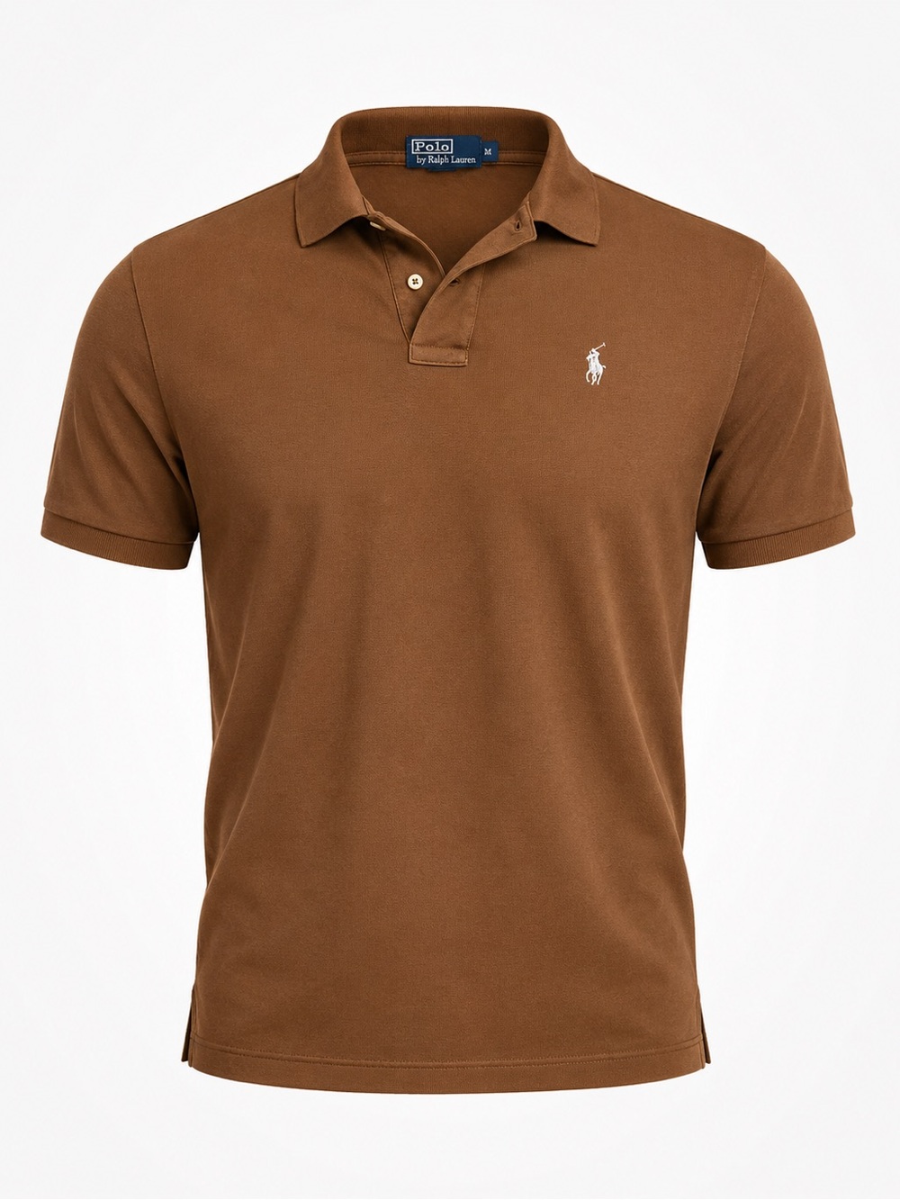 Polo by Ralph Lauren Brown Polo with White Pony Logo Mens M